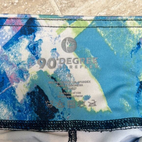 Cropped patterned legging blue - size M - Picture 3 of 4